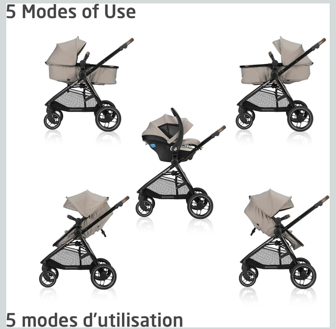 Maxi-Cosi Stroller with Mico Luxe Infant Car Seat - photo 2