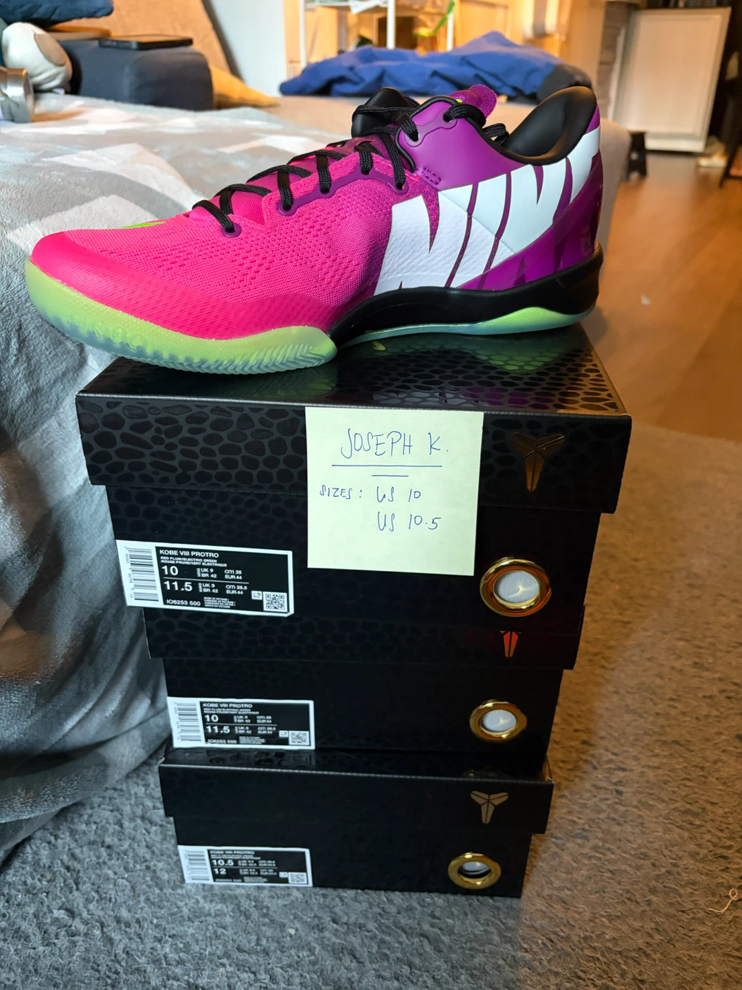 Nike Kobe 8 Mambacurial Protro – Deadstock – US 10 / 10.5 - photo 3