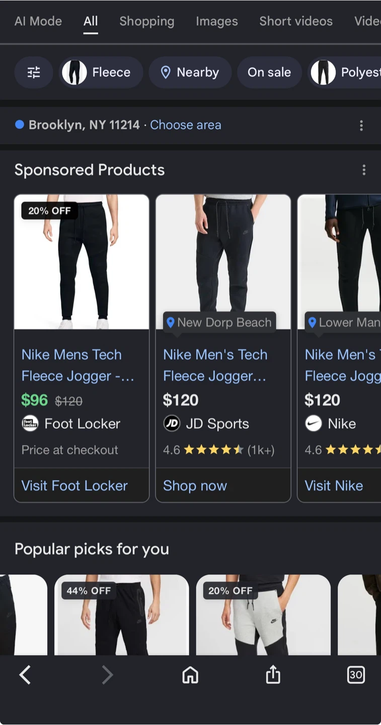 Nike Tech Fleece Joggers Black - photo 4
