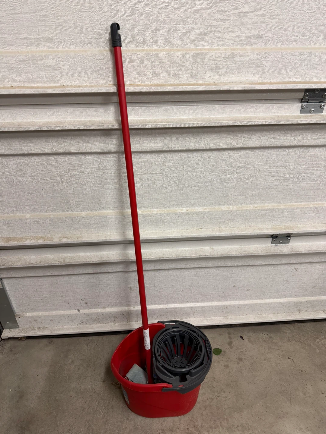 Red Mop and Bucket Set
