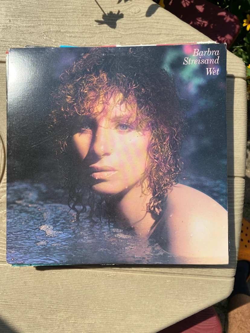 Barbra Streisand Wet Vinyl Record