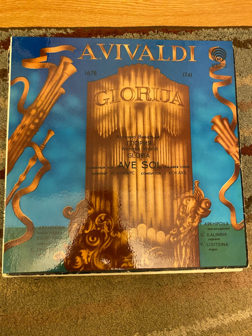 Antonio Vivaldi Gloria Vinyl Record