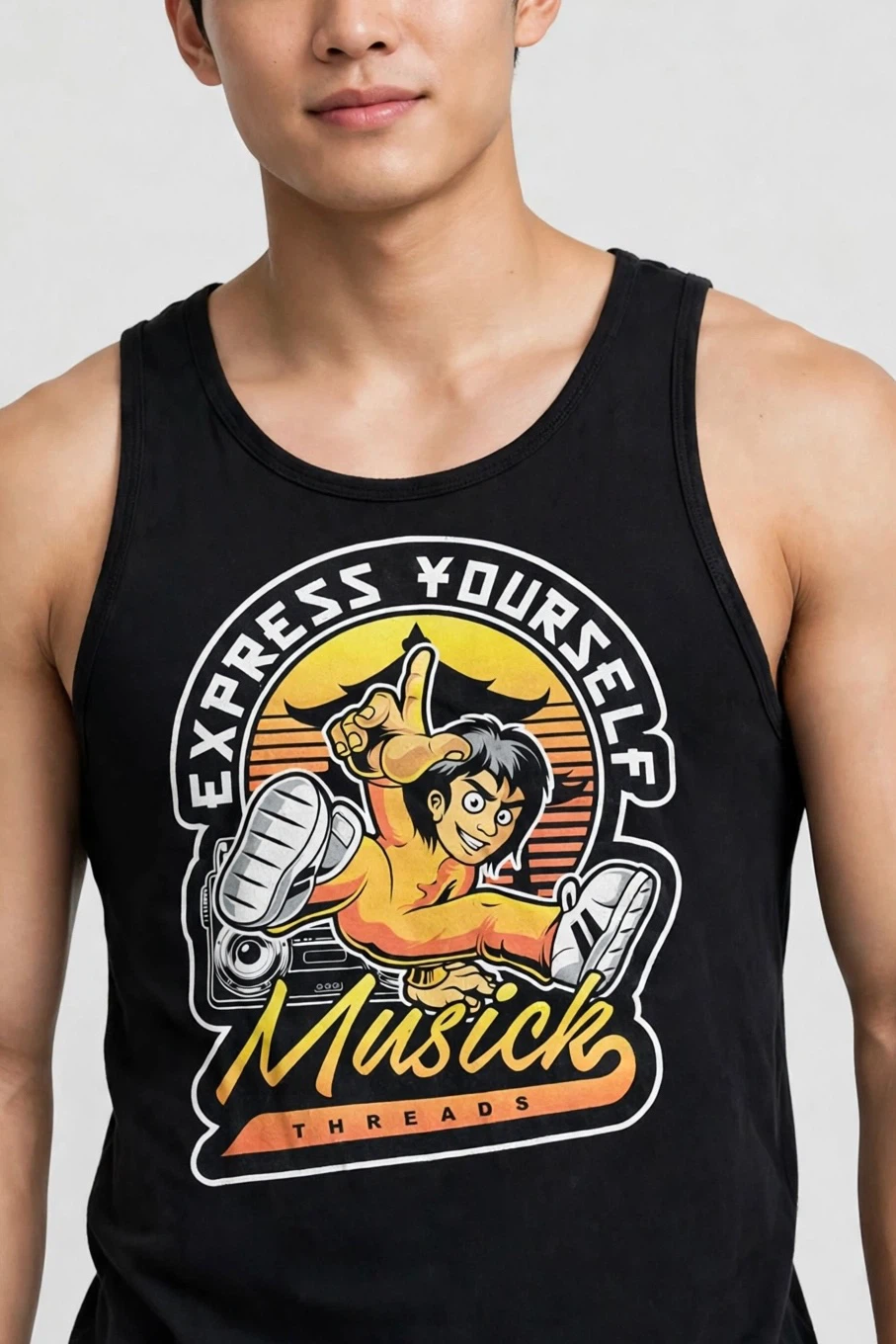 Musick Threads Tank Top Black Large - photo 2