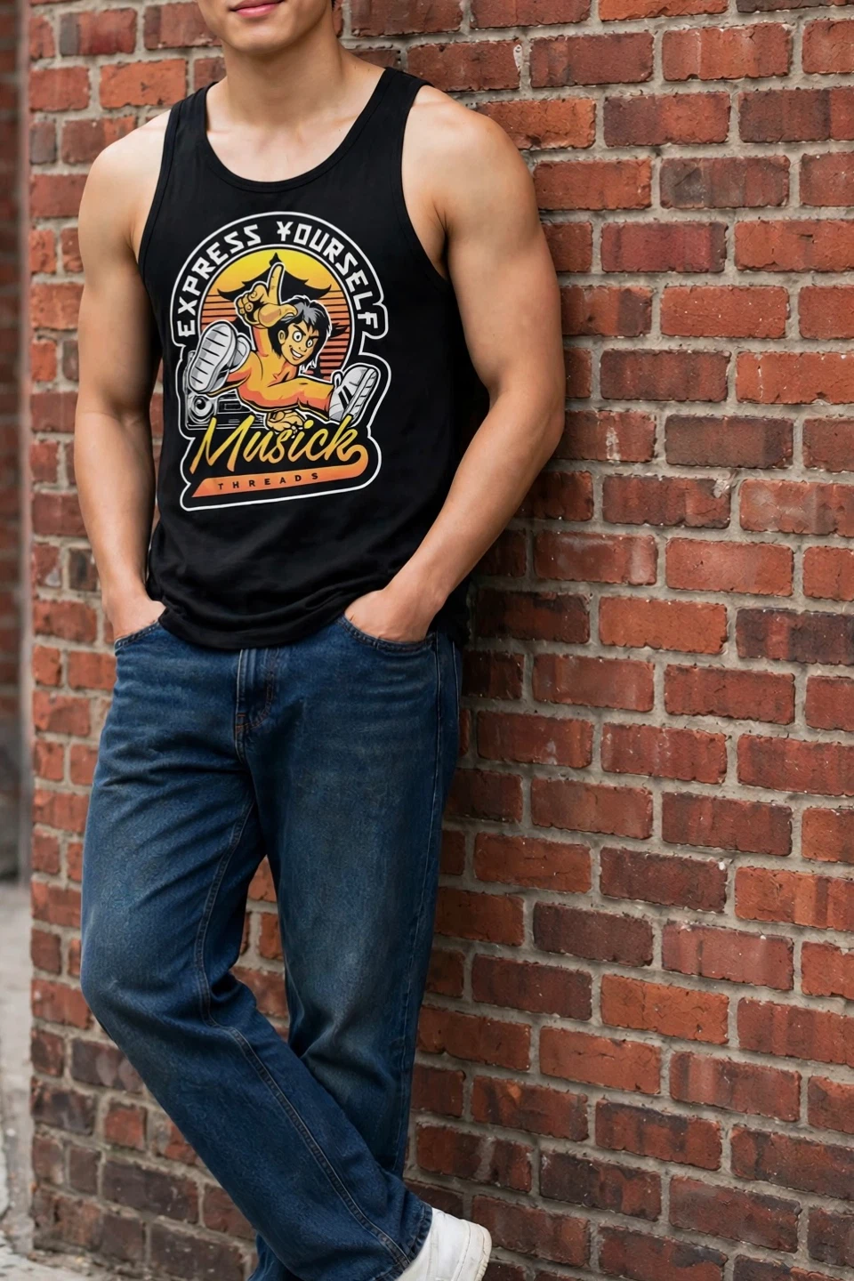 Musick Threads Tank Top Black Large - photo 3