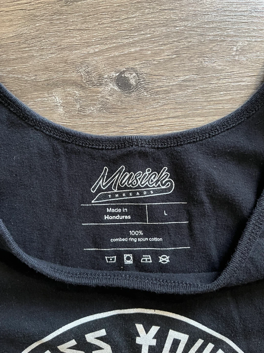 Musick Threads Tank Top Black Large - photo 5