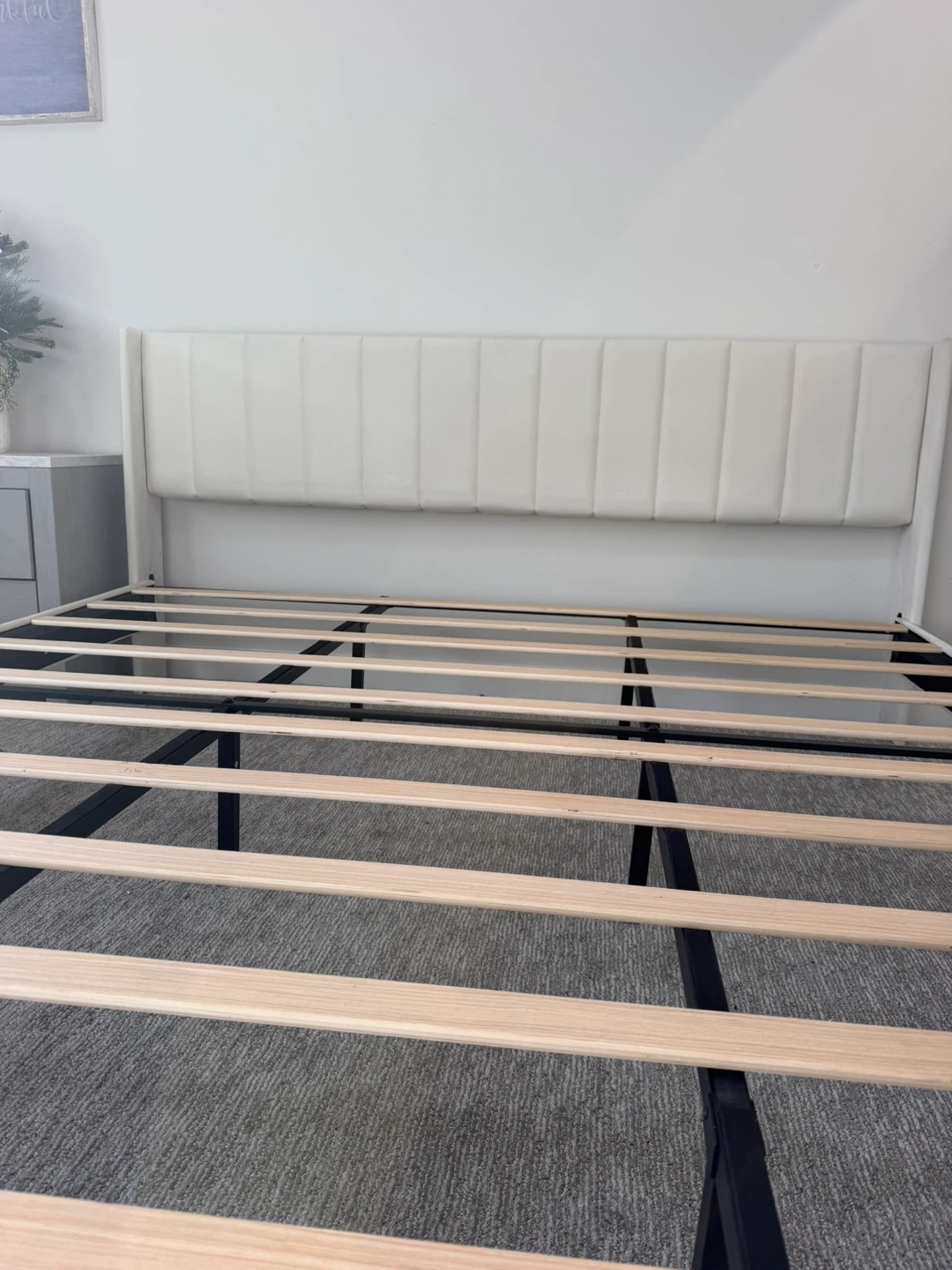 White king Bed Frame
