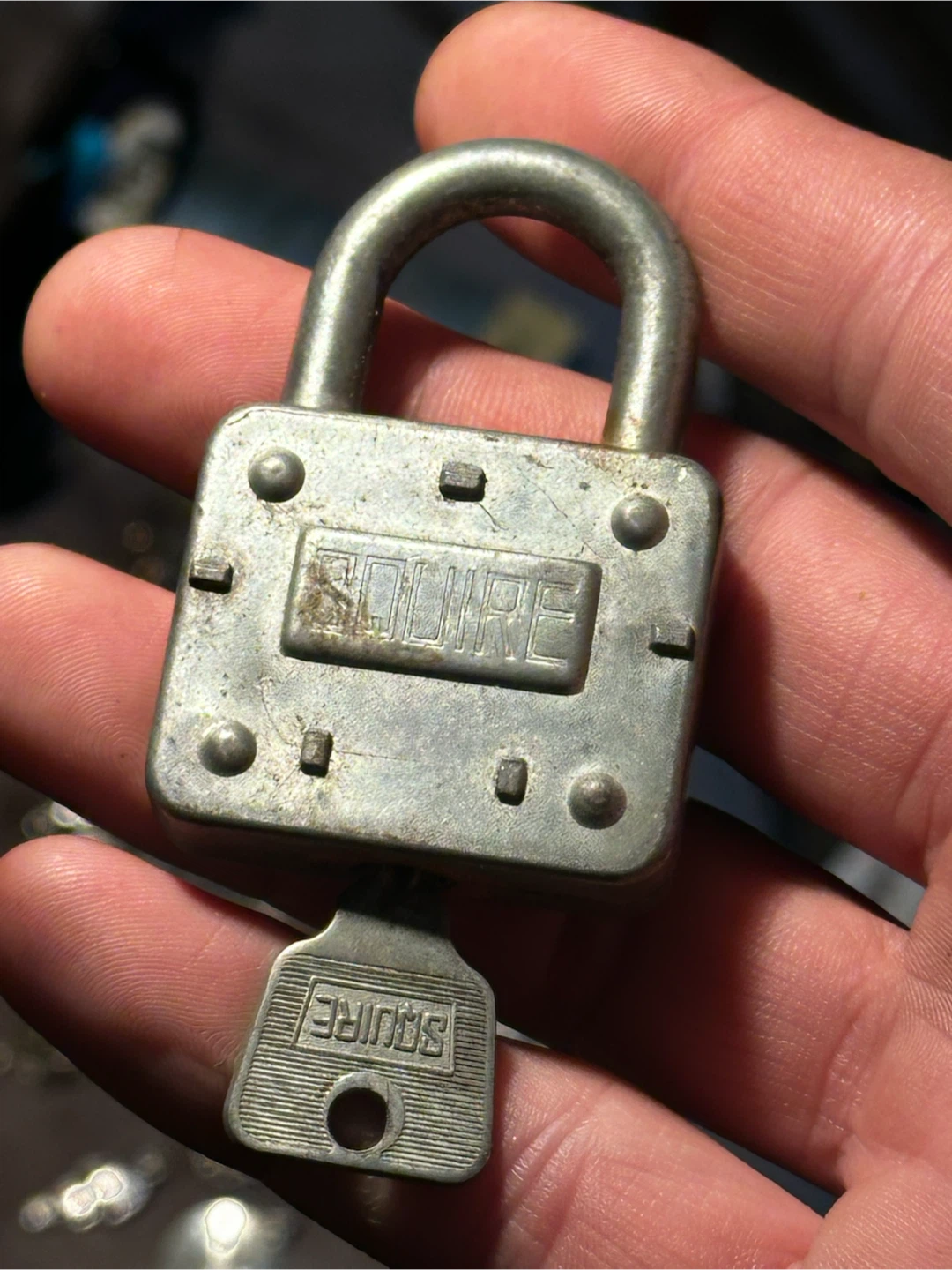 Antique Squire 708 padlock Made in England - photo 2