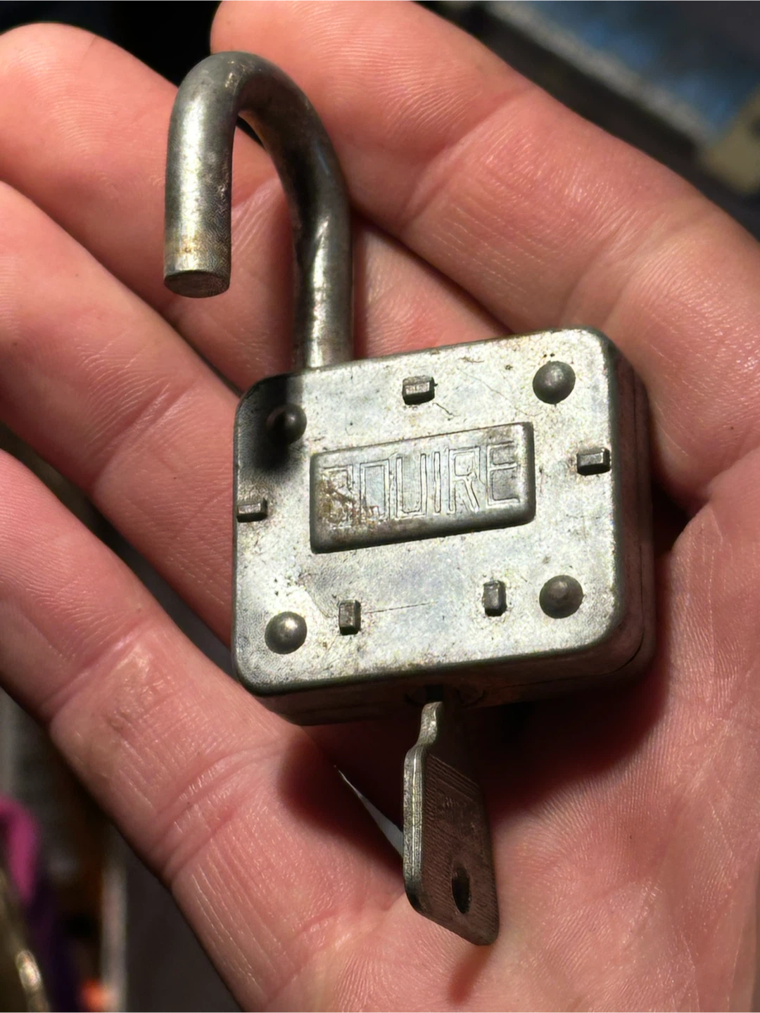 Antique Squire 708 padlock Made in England - photo 3