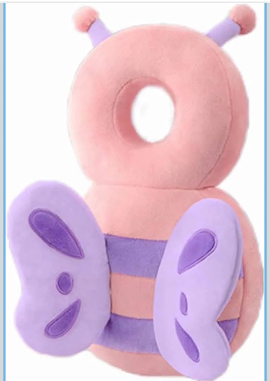 Baby butterfly head protection backpack