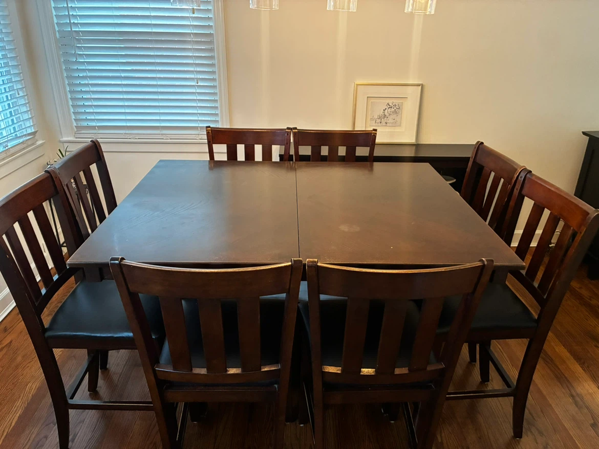 8 chair Dinning table & Bar - photo 2