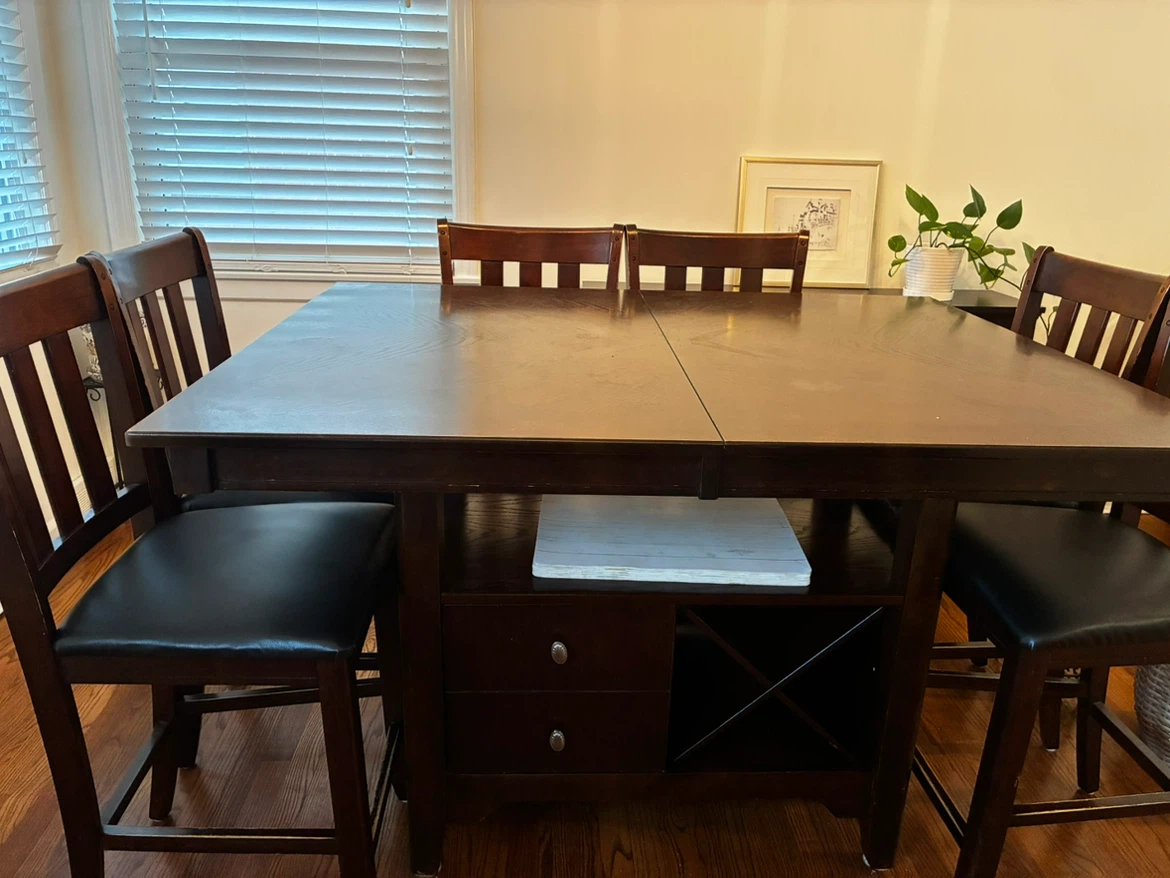 8 chair Dinning table & Bar - photo 5