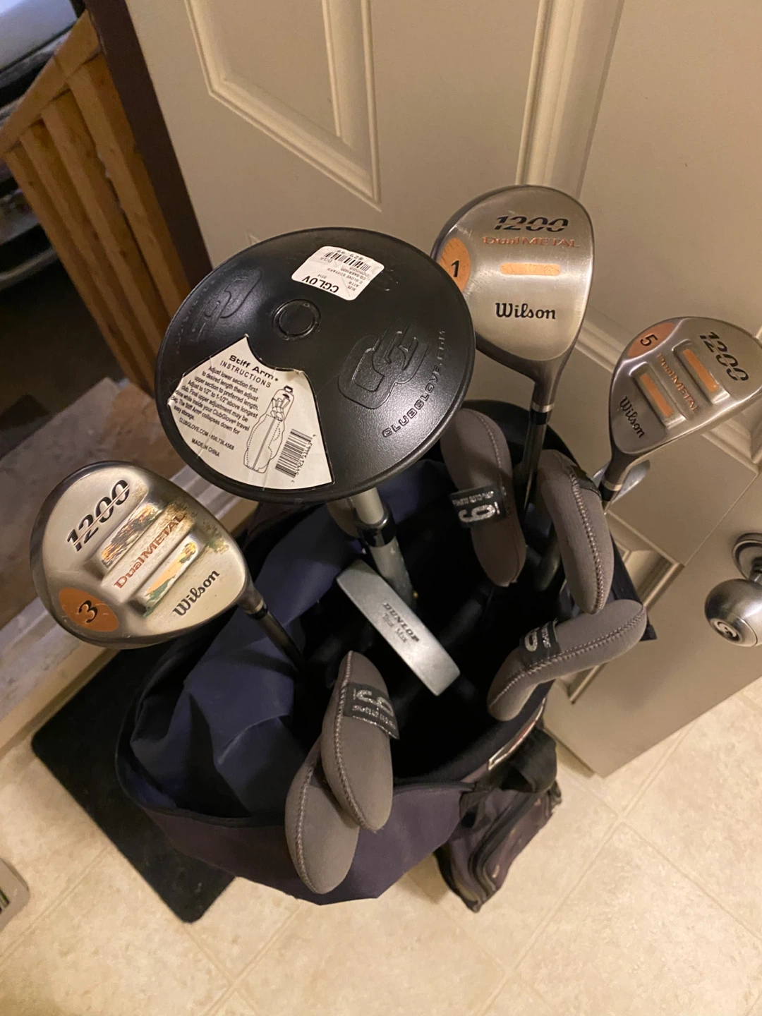 Wilson 1200 Dual Metal Golf Club Set and Bag - photo 5