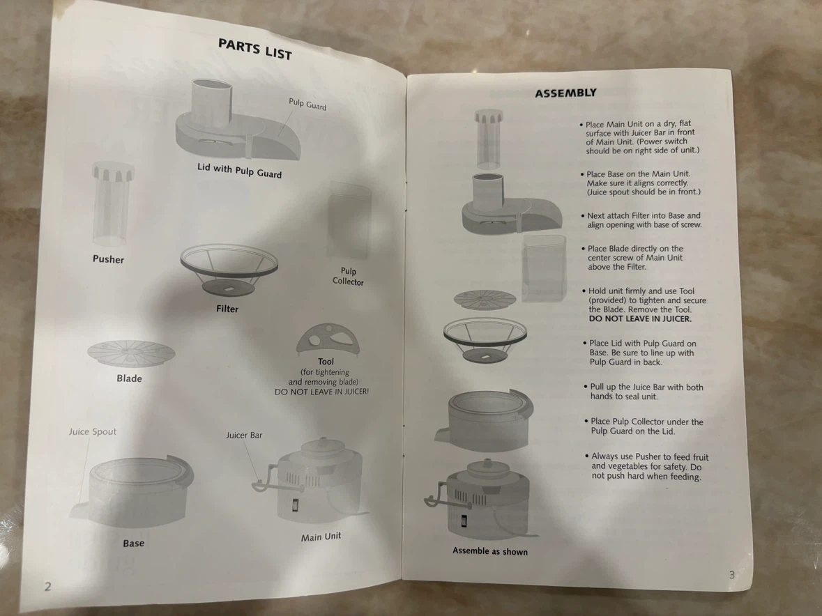 Jack LaLanne Power Juicer & Juicing Book - photo 4