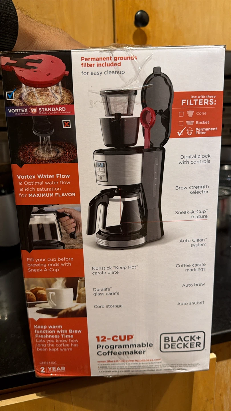 Black+Decker 12-Cup Programmable Coffeemaker - photo 2