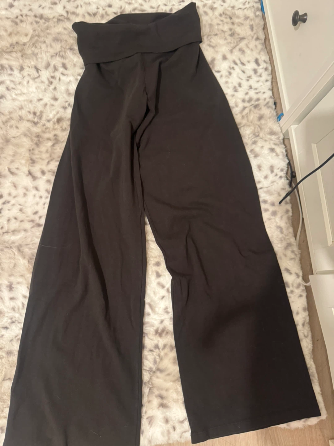 Brandy Melville Foldover Pants Black Priscilla pants
