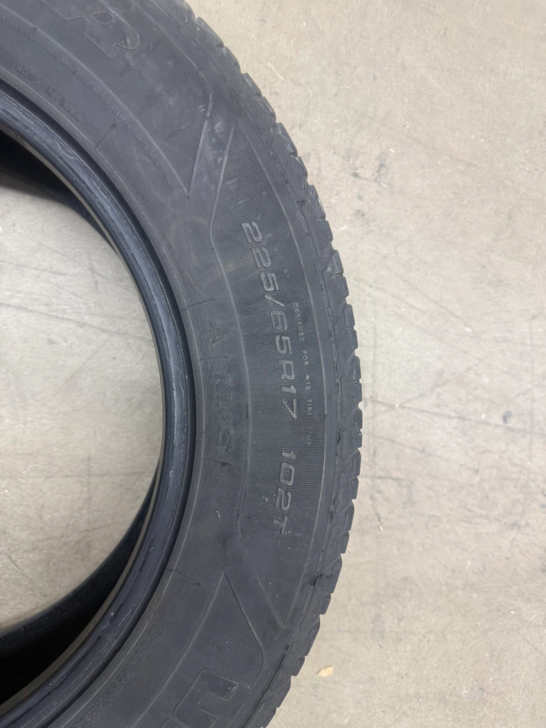 Goodyear UltraGrip Winter Tire 225/65R17 - photo 3