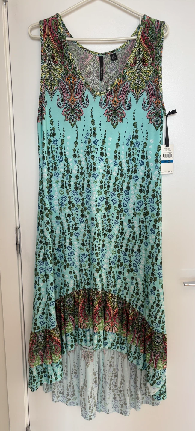 NWT ($64) XL Sleeveless BOHO dress