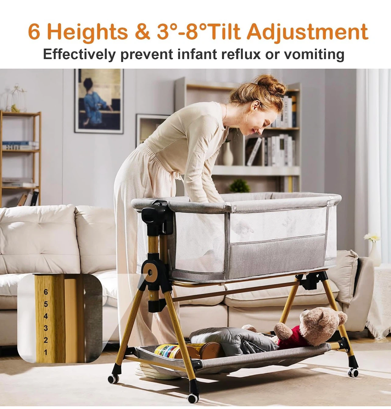 Like-New 3-in-1 Baby Bassinet / Bedside Sleeper - photo 3