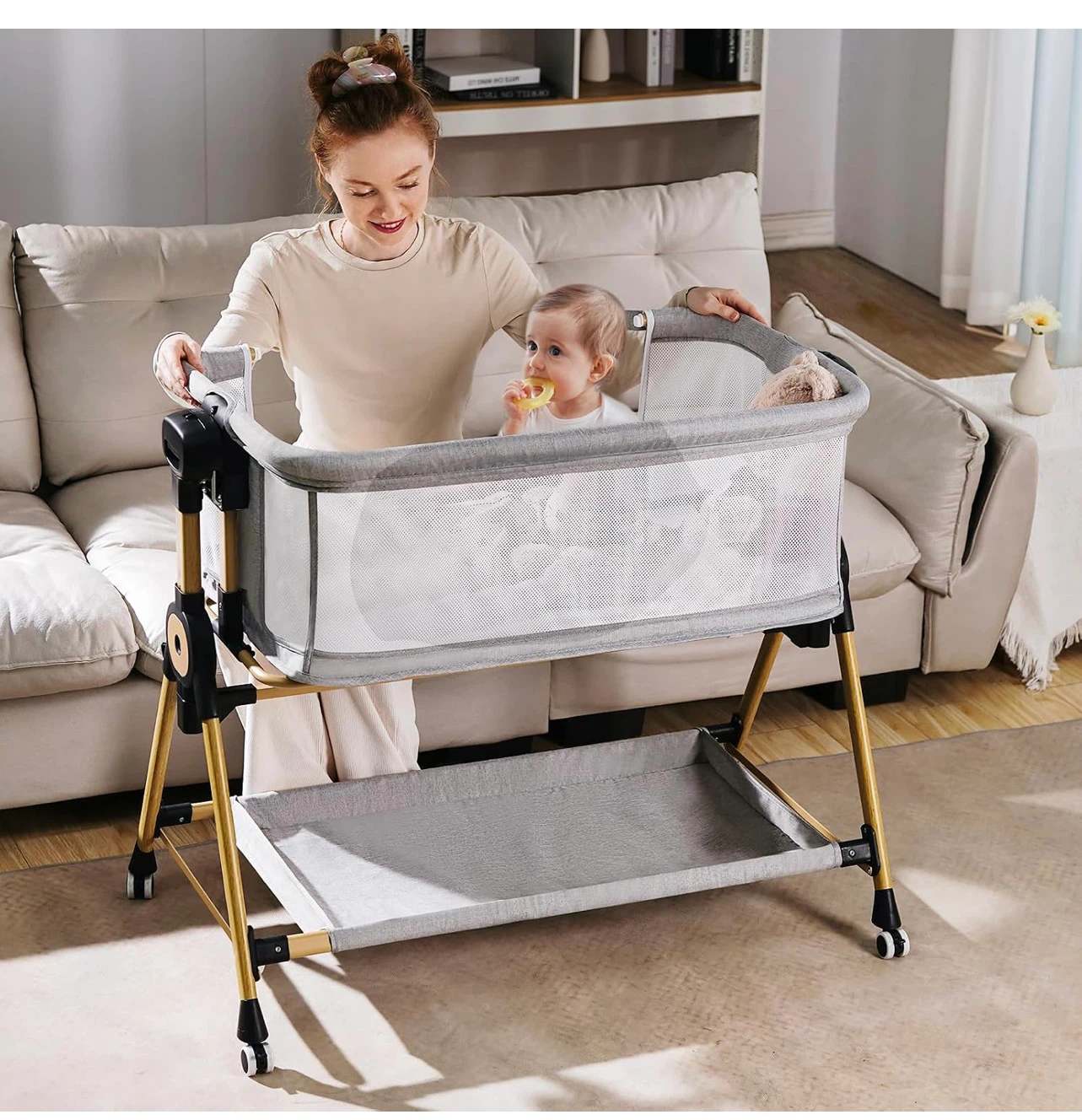 Like-New 3-in-1 Baby Bassinet / Bedside Sleeper - photo 5