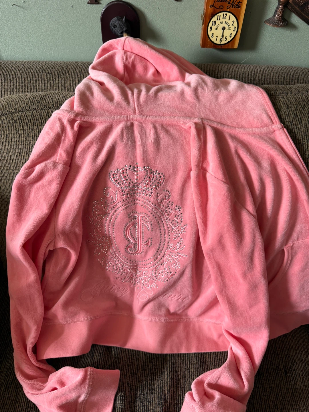 Juicy Couture Pink Velour Hoodie - photo 2