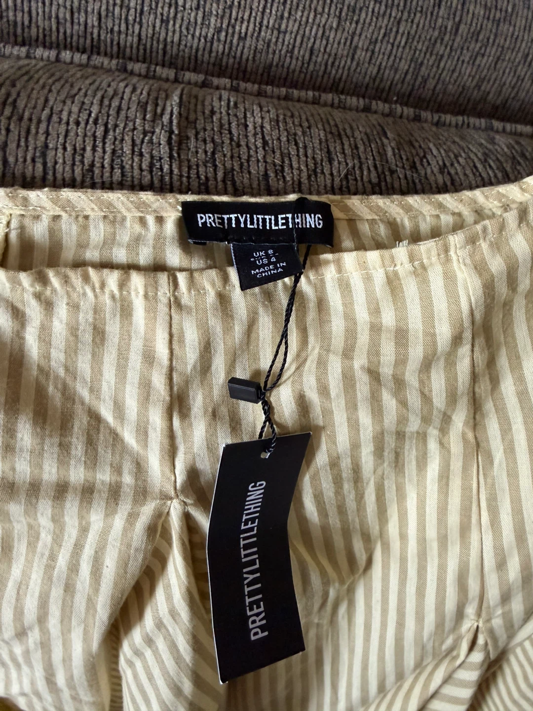 PRETTYLITTLETHING Striped Pleated Skirt - photo 2