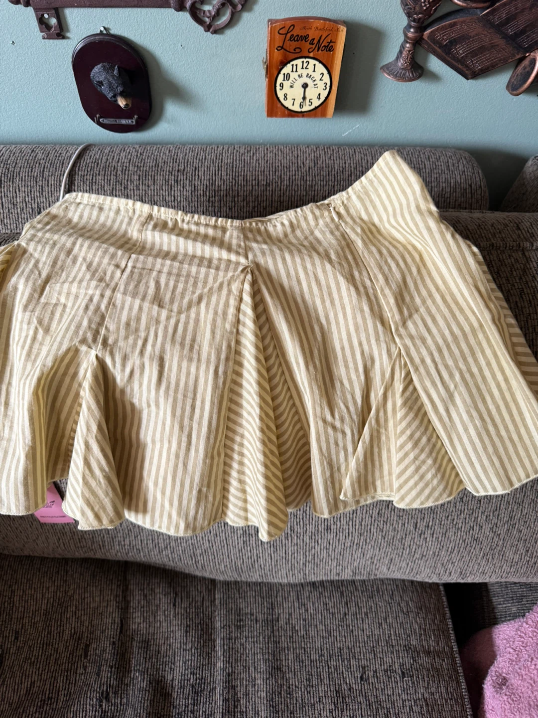 PRETTYLITTLETHING Striped Pleated Skirt - photo 3