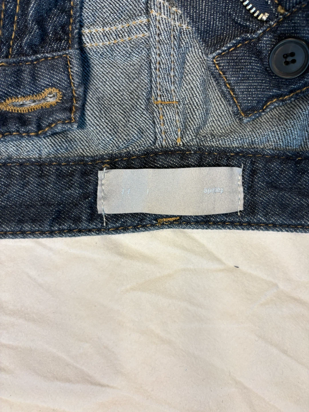 11 11 facade Dark Denim Jeans