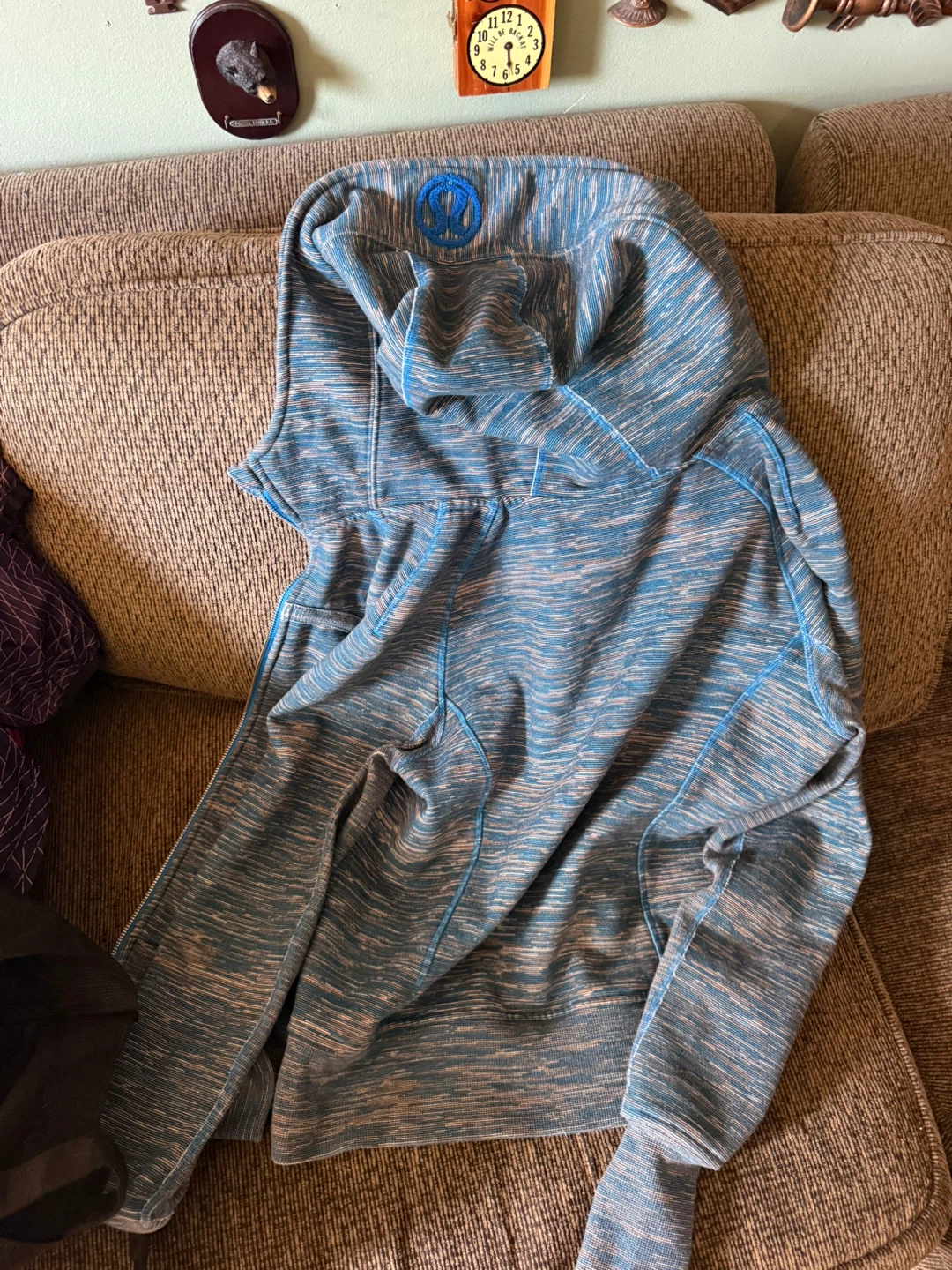 Lululemon Women's Zip-Up Hoodie Blue Size 10 - photo 3