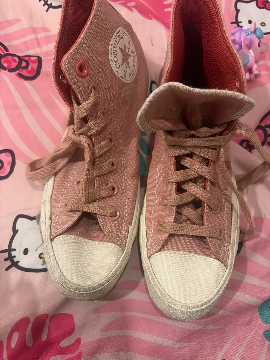 cute pink converse - photo 2