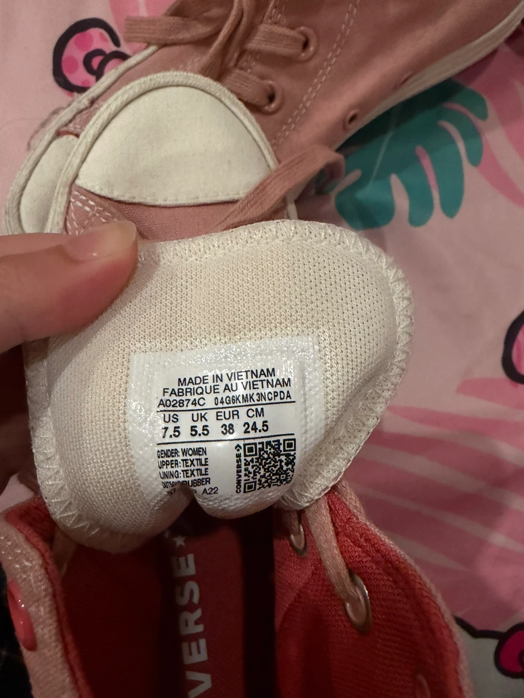 cute pink converse - photo 4