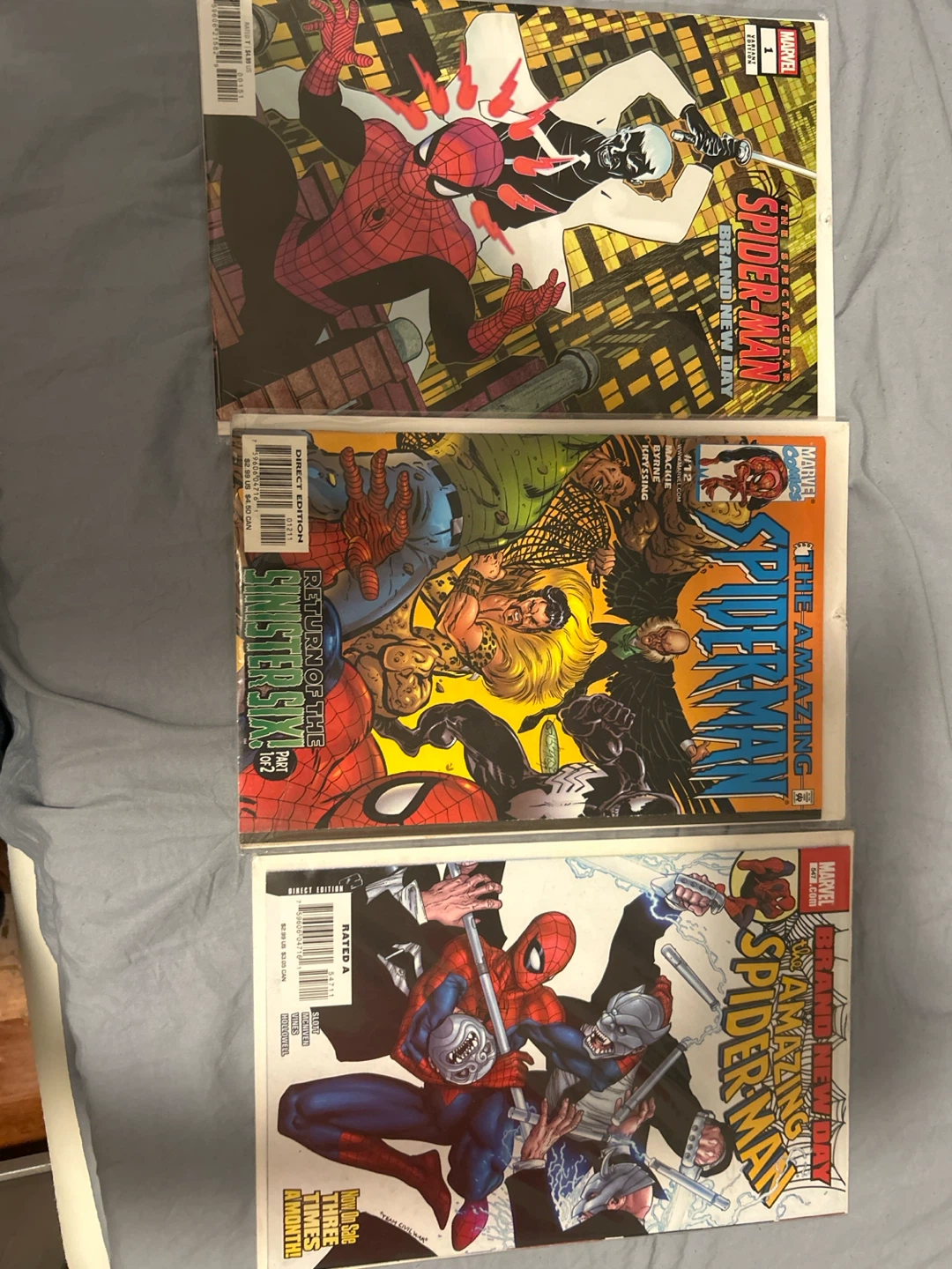 3 Marvel Spider-Man Comic Books
