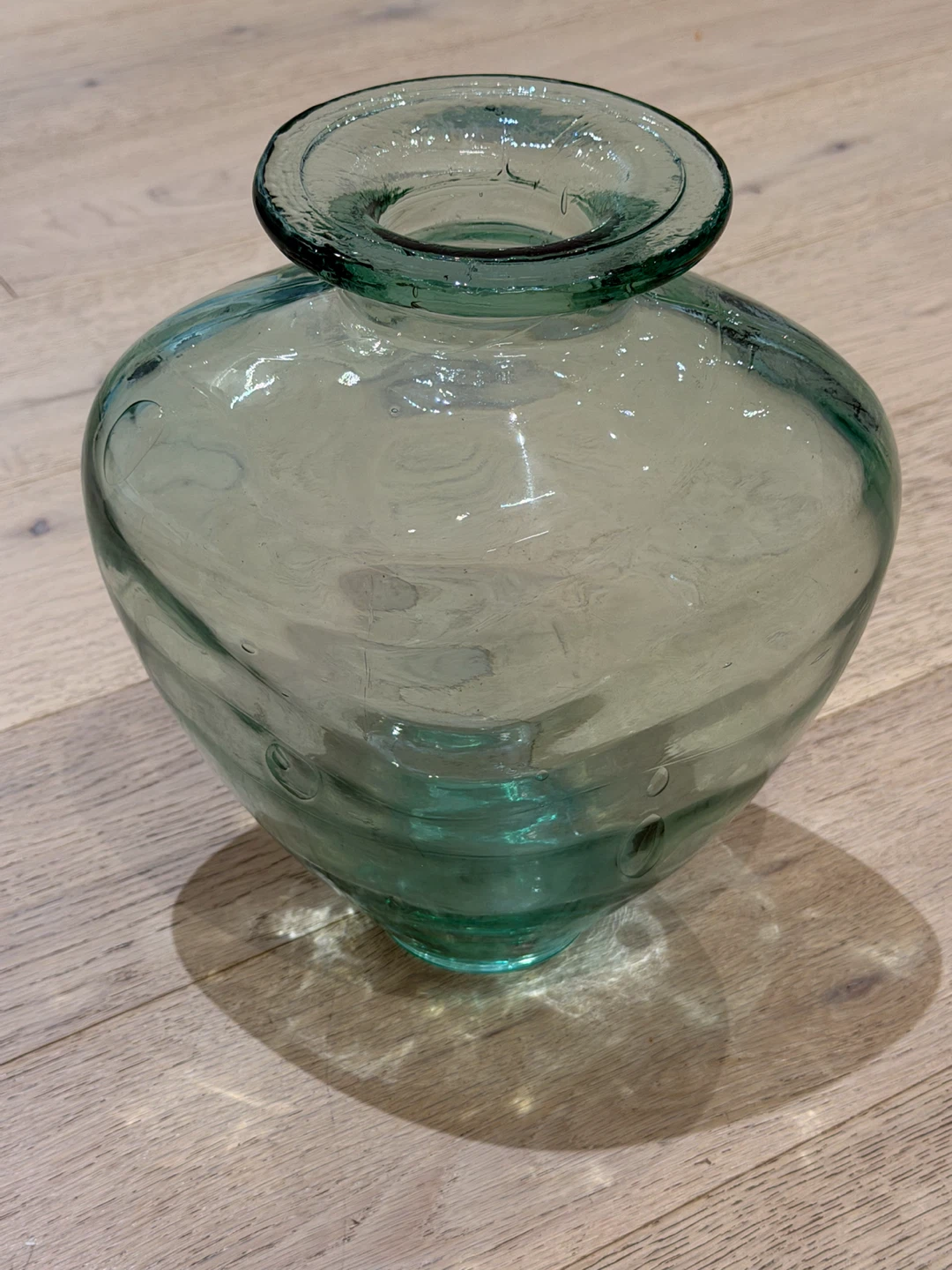 Large Recycled Glass Vase