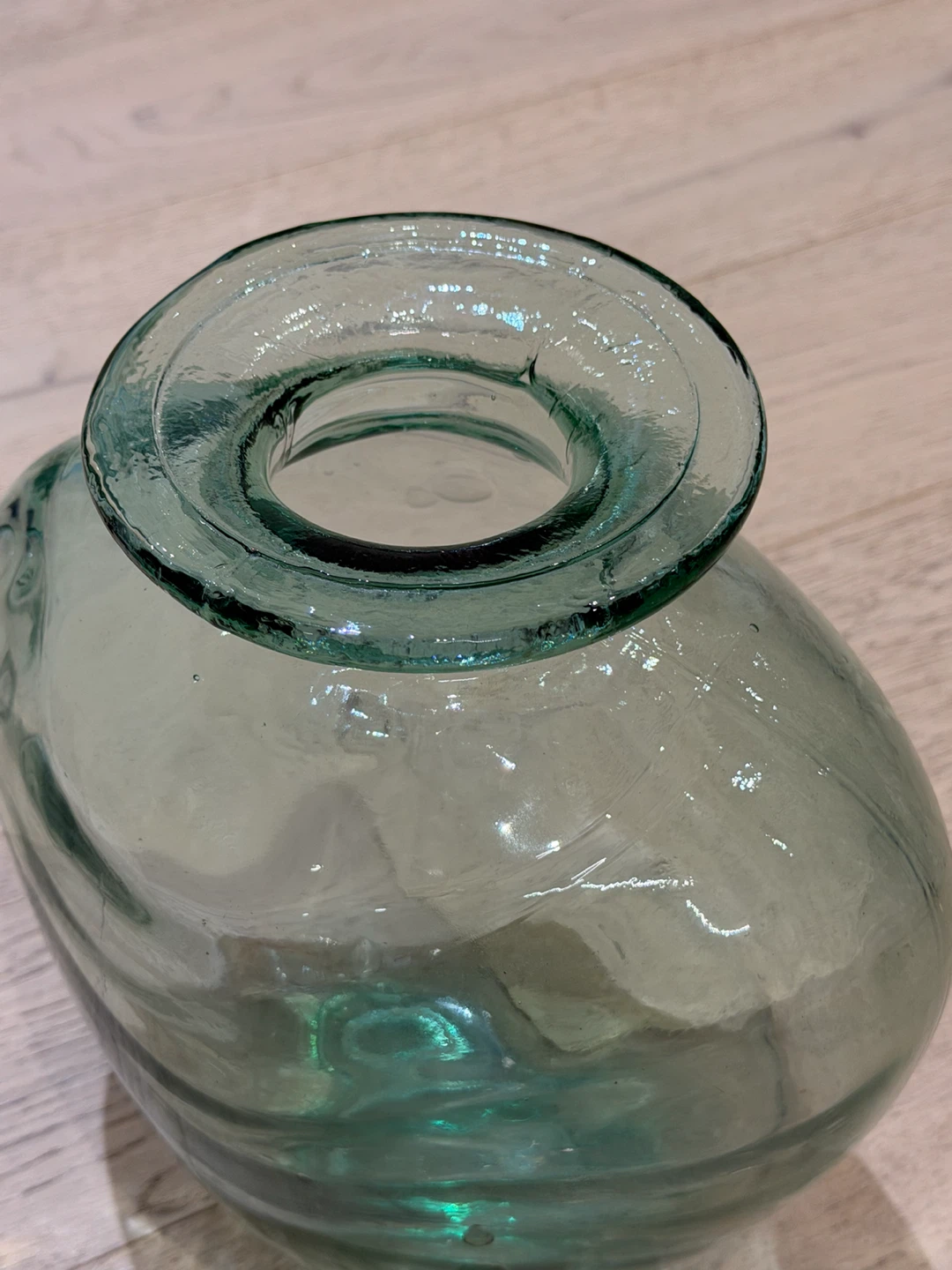 Large Recycled Glass Vase - photo 2
