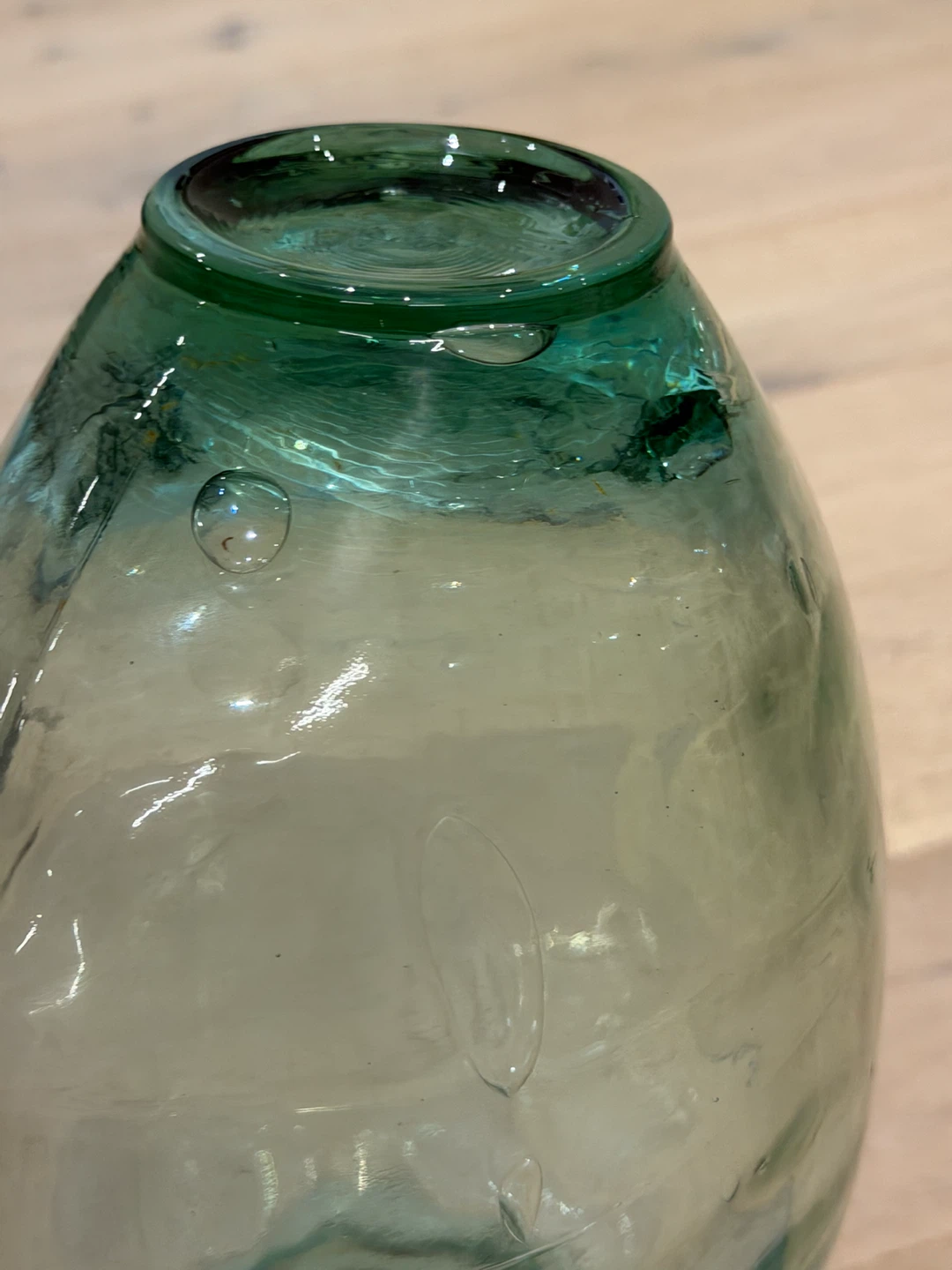 Large Recycled Glass Vase - photo 4