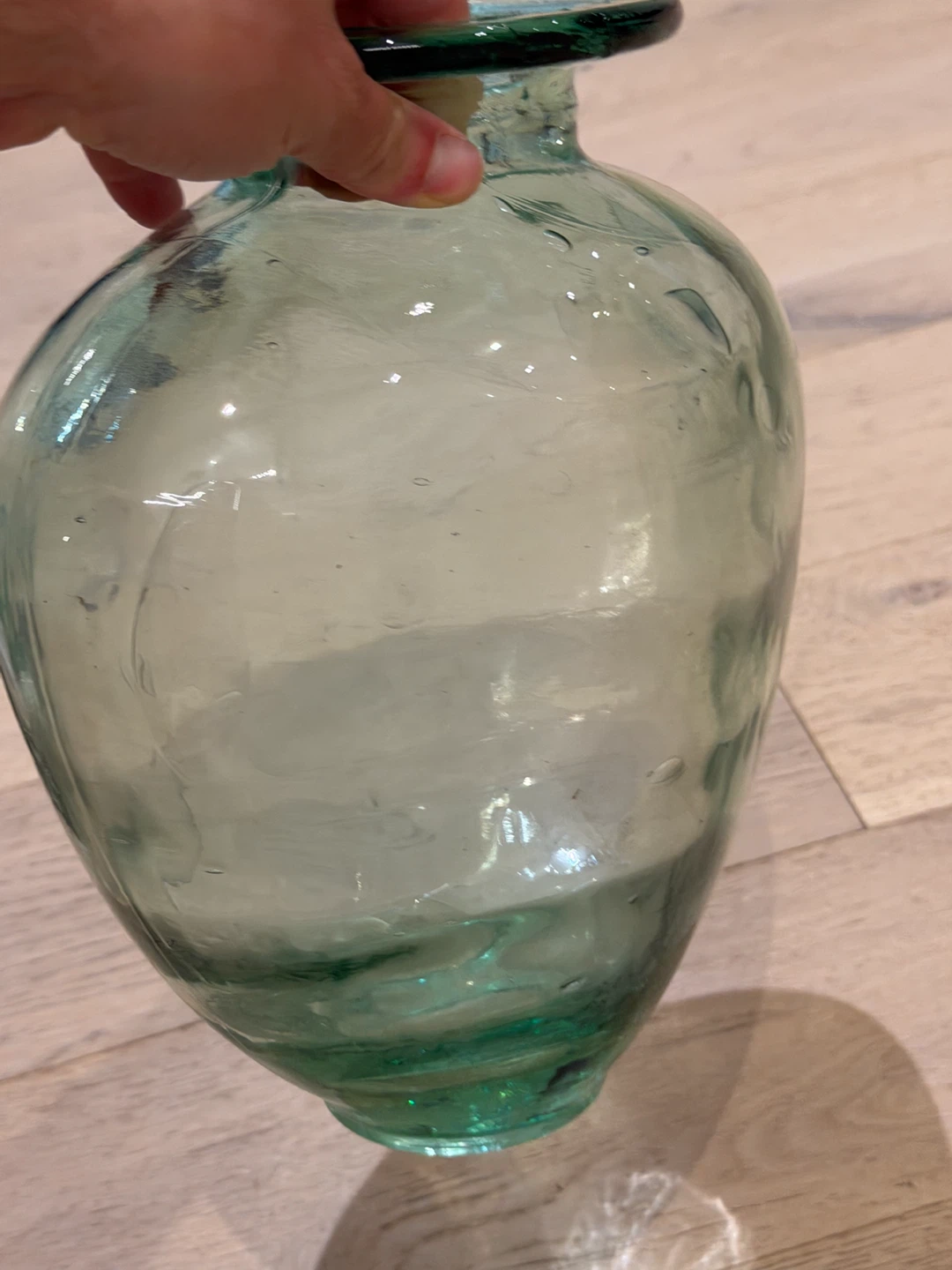 Large Recycled Glass Vase - photo 5