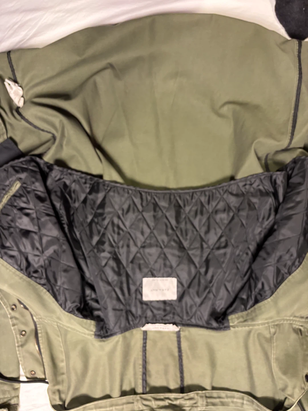 Zara Man Olive Green Hooded Jacket - photo 5