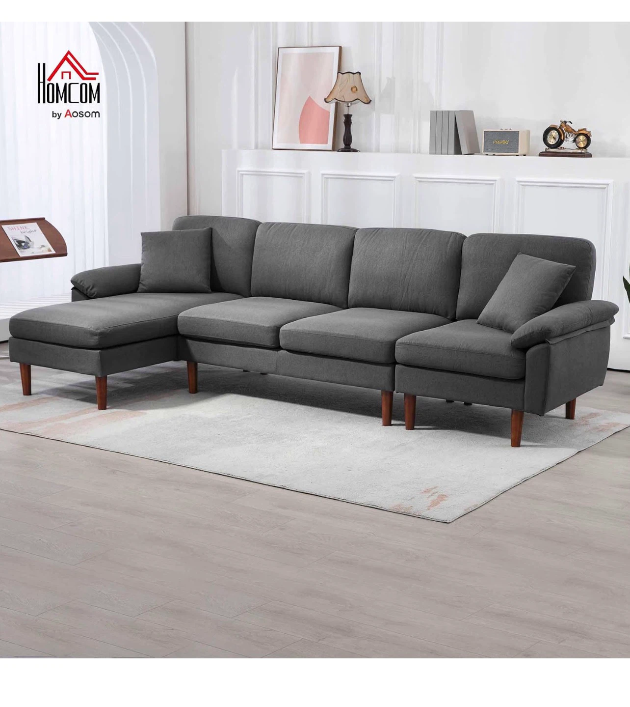 L-Shaped Sectional Sofa – 111” – Reversible Chaise - photo 3
