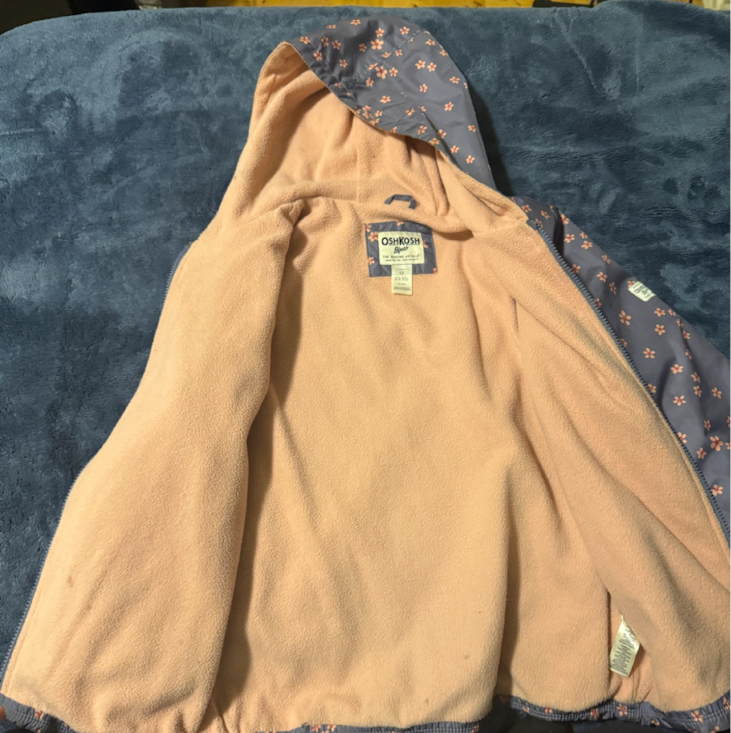 floral fleece-lined jacket - photo 2