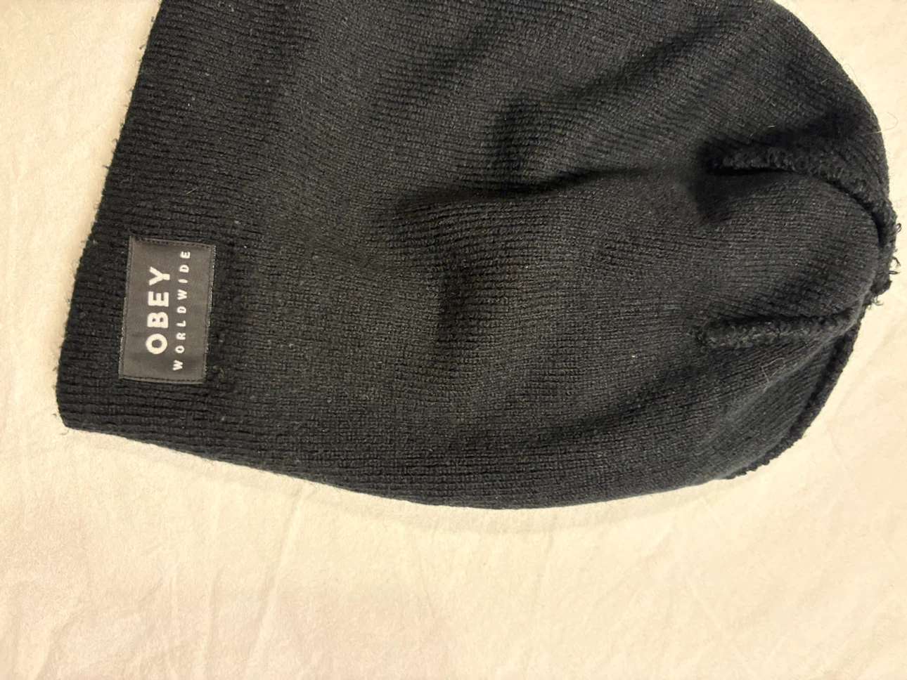 Obey Worldwide black beanie