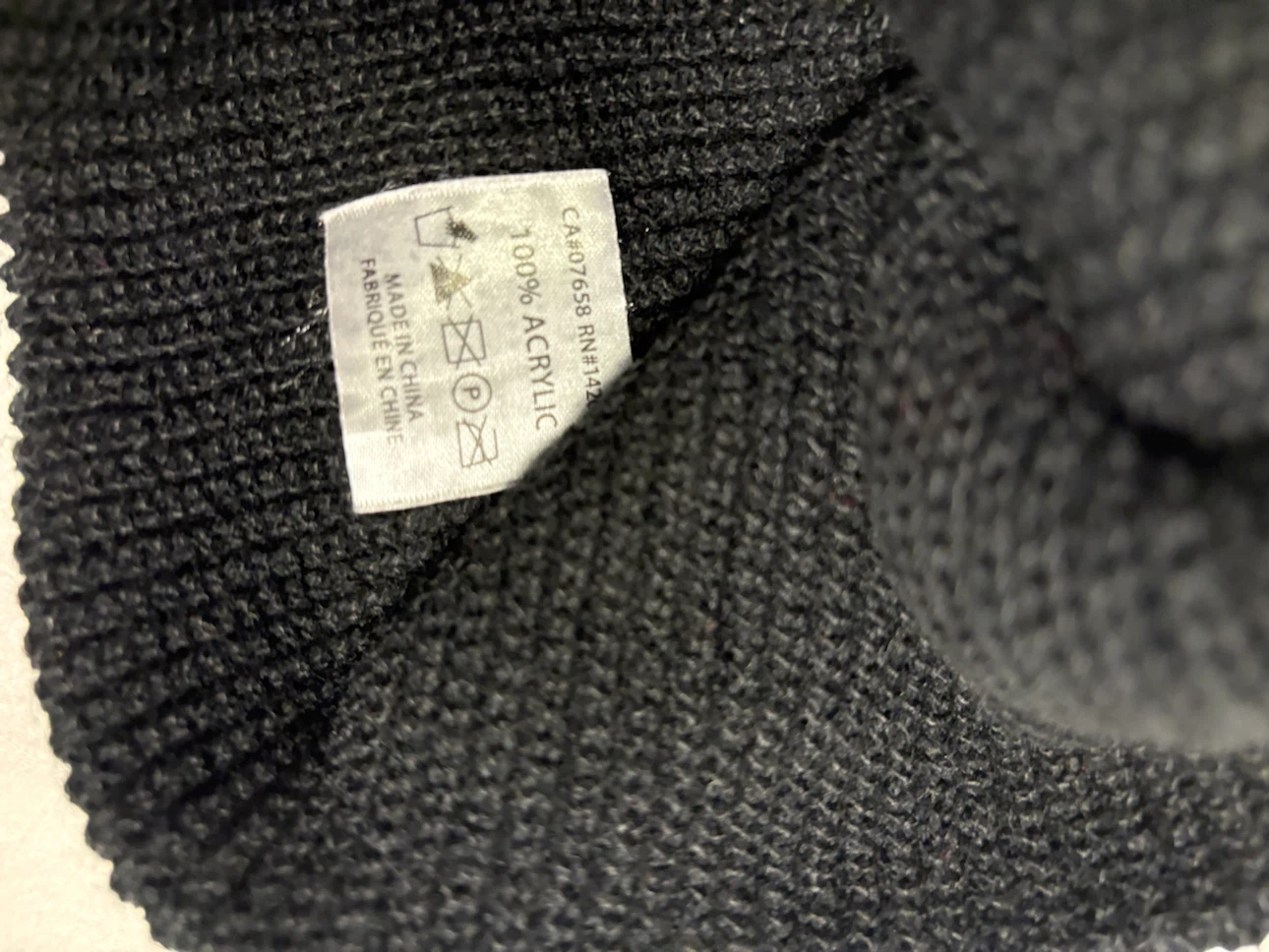 Black Knit Beanie