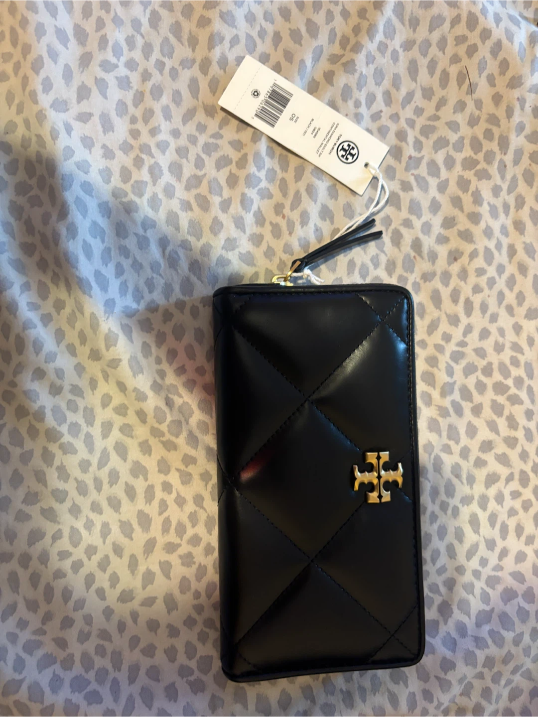 Tory Burch Kira Diamond Quilt Zip Continental Wallet