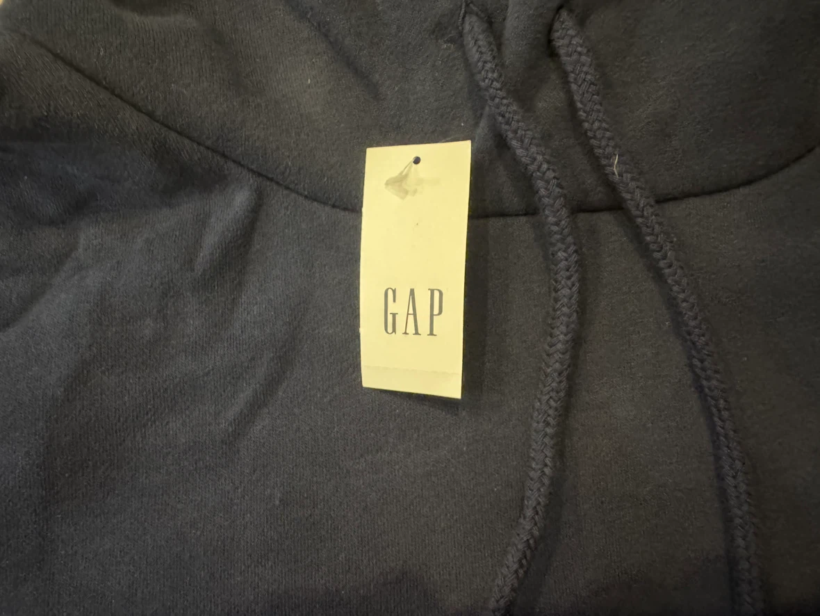 NWT Men’s GAP VintageSoft XL Navy Blue Hoodie - photo 4