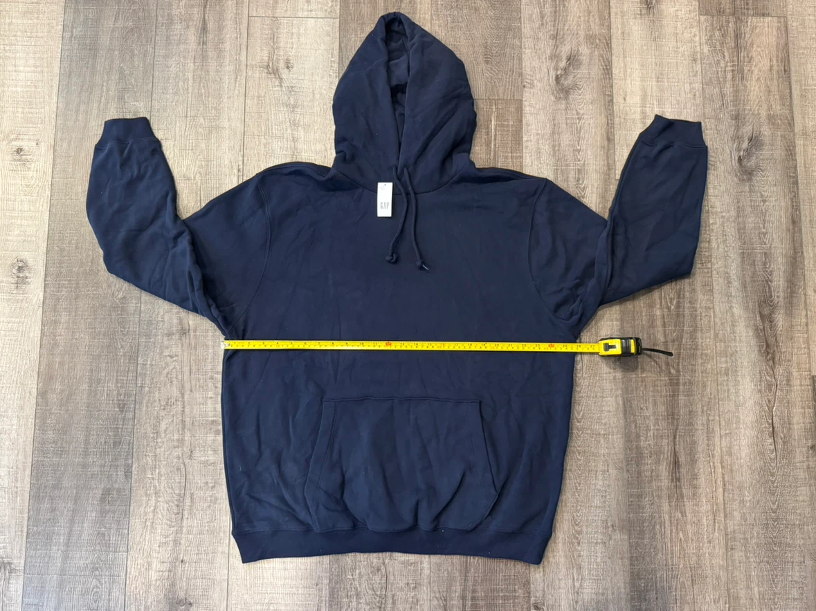 NWT Men’s GAP VintageSoft XL Navy Blue Hoodie - photo 5