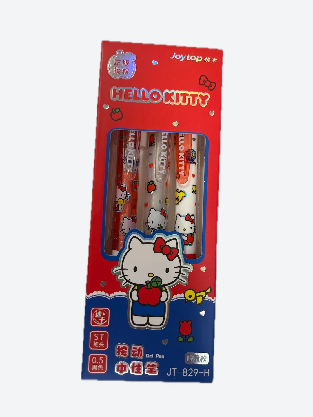 Hello Kitty Joytop Gel Pen Set - 3pcs black pen