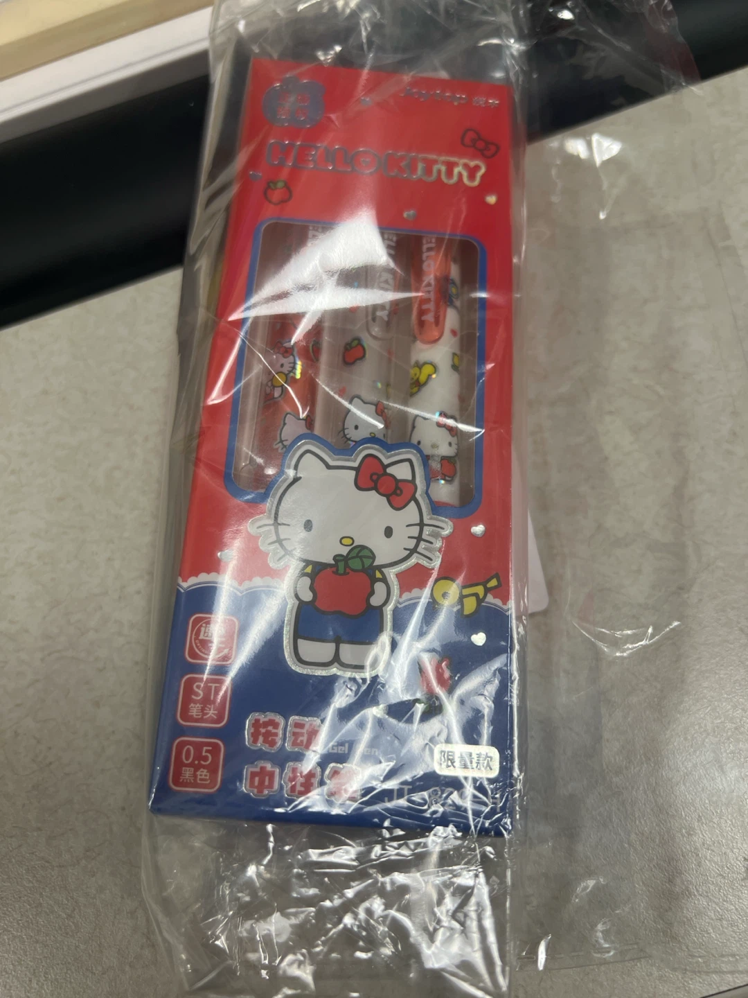 Hello Kitty Joytop Gel Pen Set - 3pcs black pen - photo 4