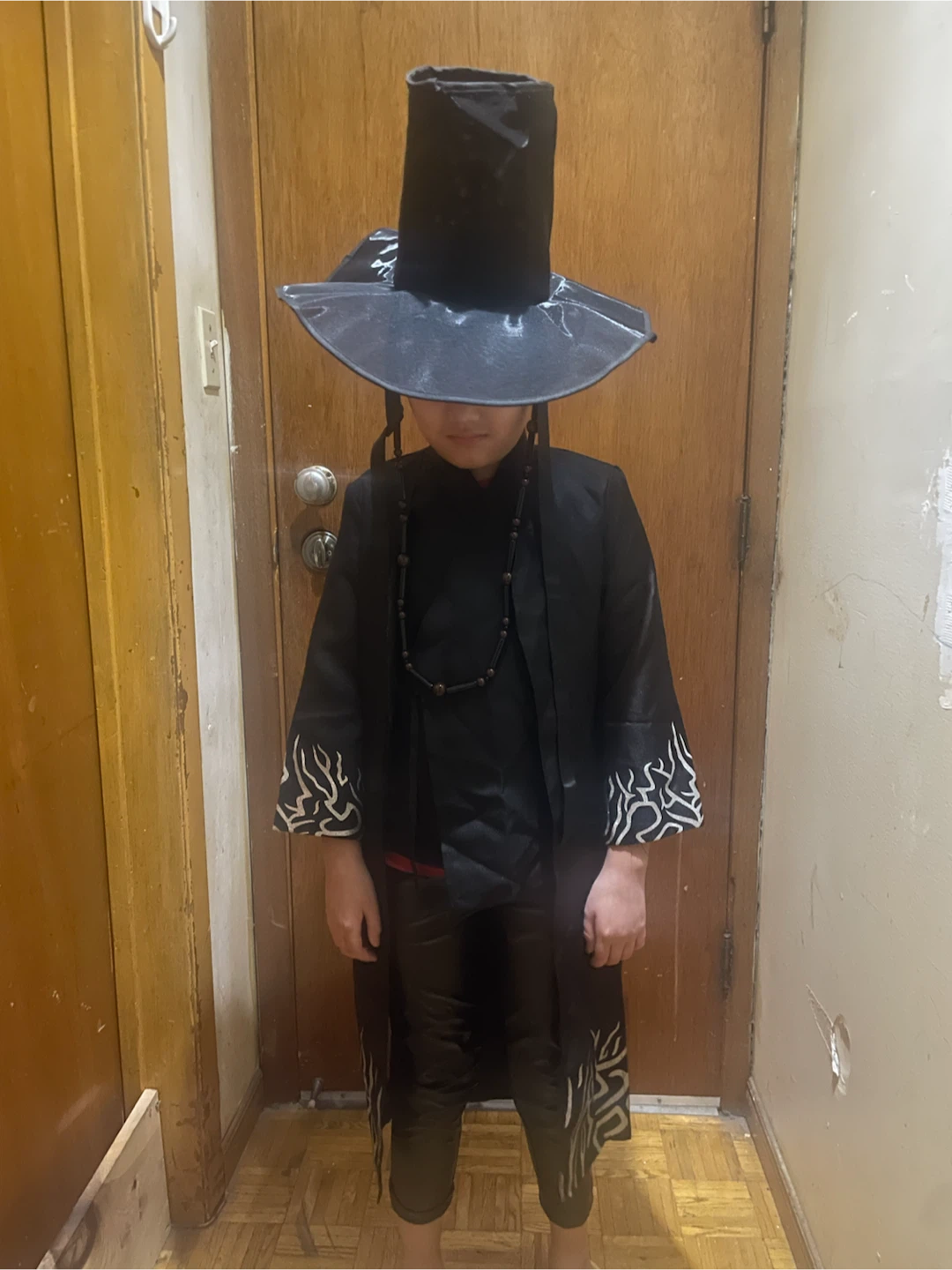 Kpop demon hunters/ Kids Halloween Costume - Black and Silver