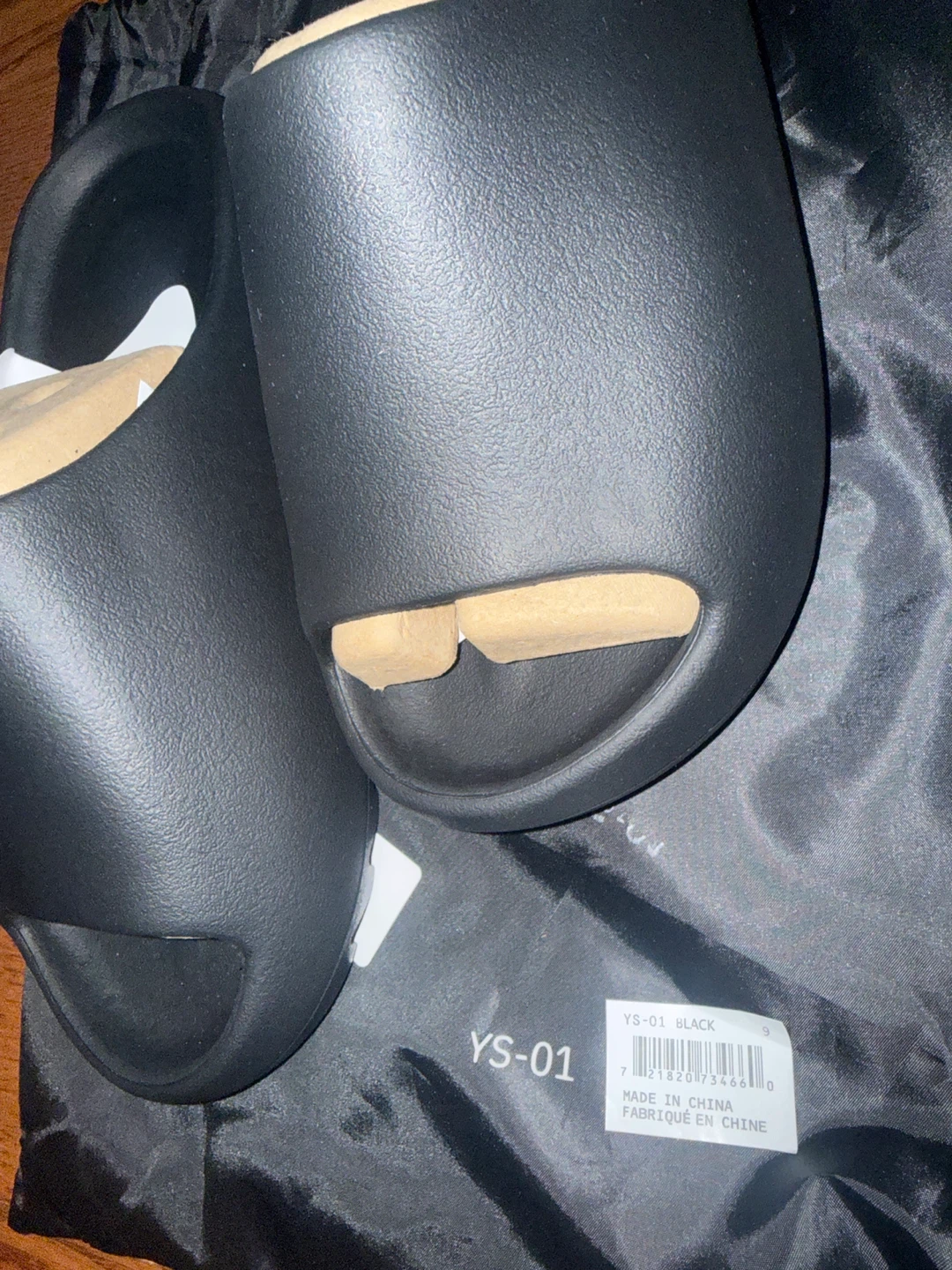 YS-01 Black Slides Size 9 - photo 4