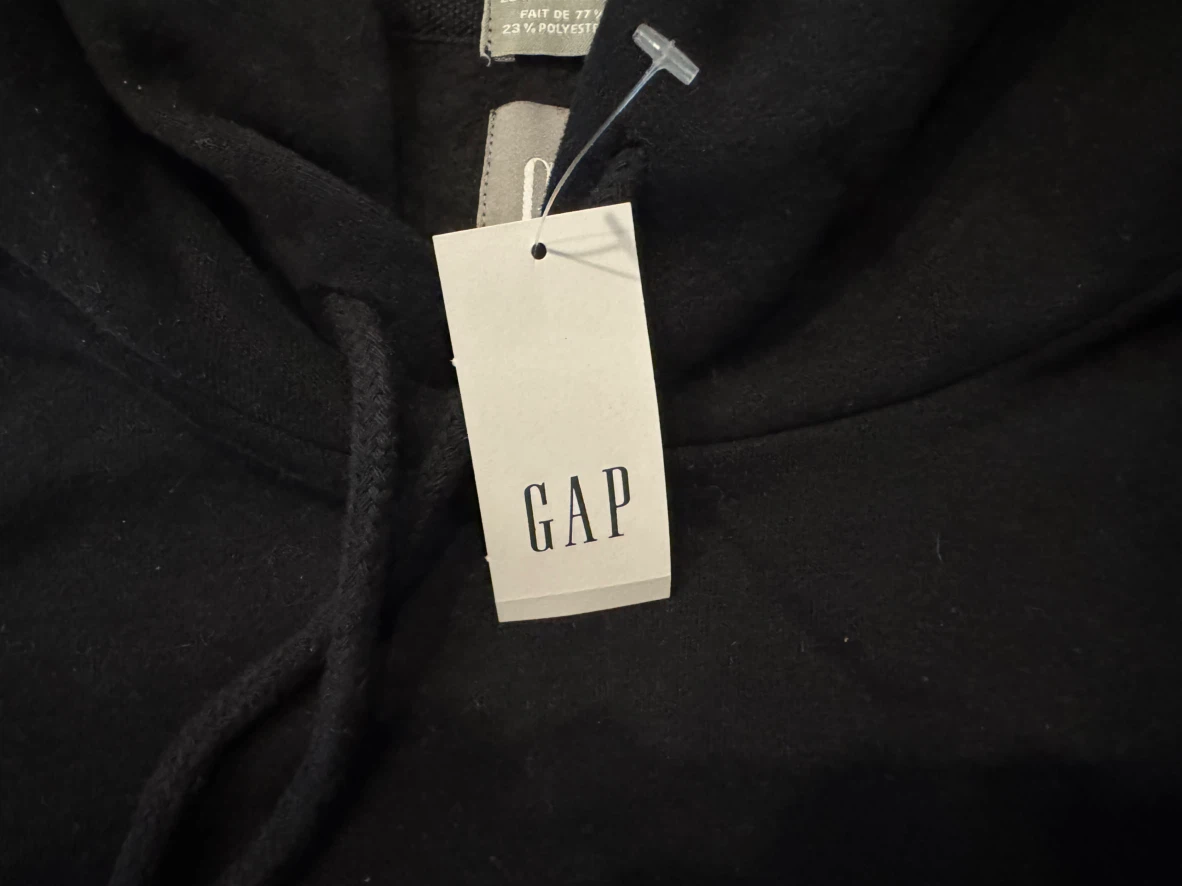 NWT Men’s GAP VintageSoft XL Black Hoodie - photo 4