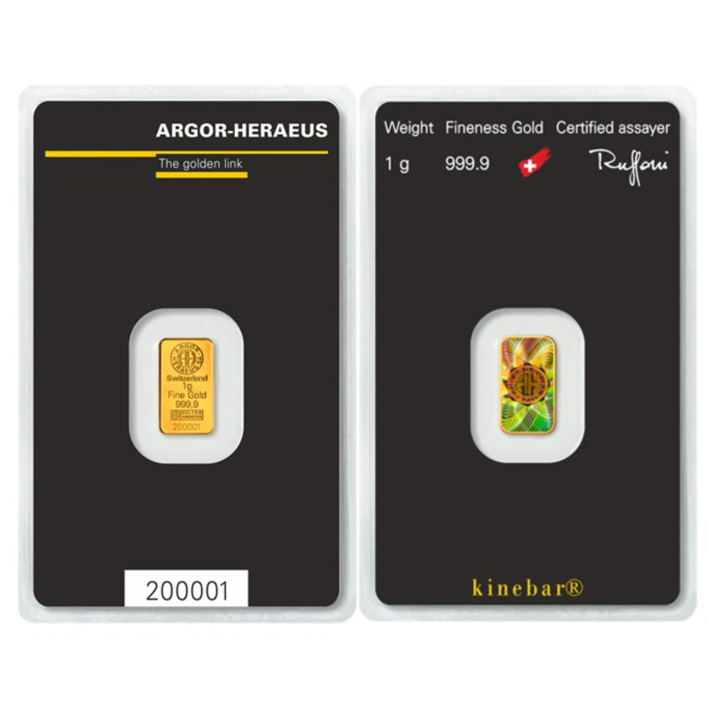 Argor-Heraeus 1g Gold (Holographic)