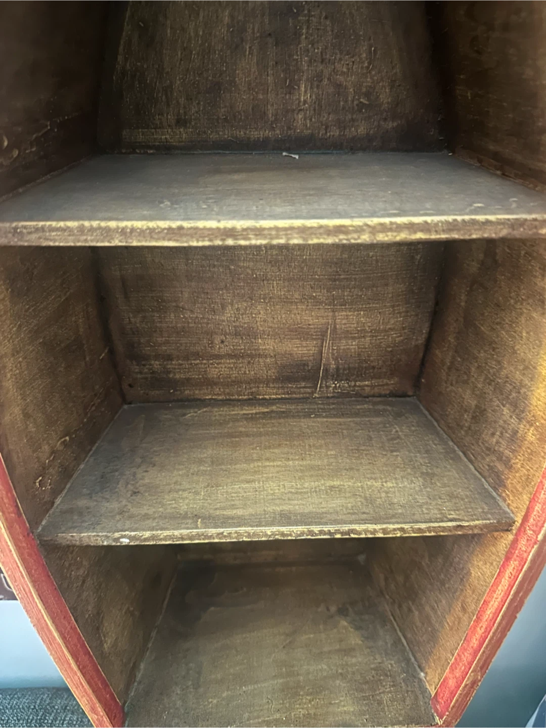 Rustic Wooden Boat Shaped Shelf - photo 5